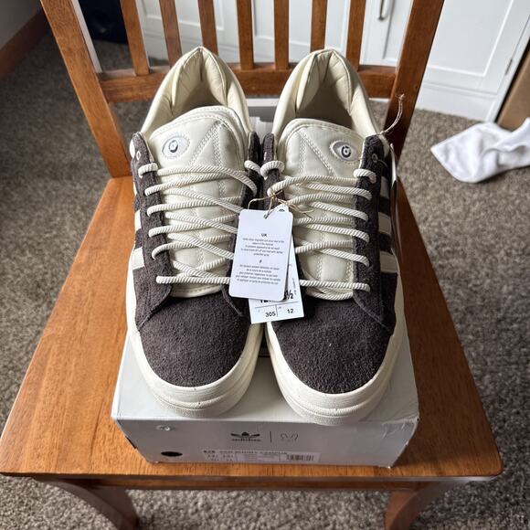 Men's Adidas x Bad Bunny The Last Campus Brown Casual Shoes / ID2534 / Size 12.5